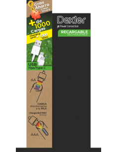 Expositor para baterías...