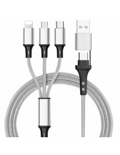 Cable 5 en 1. iOS, Micro...