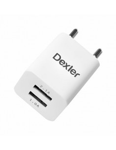 Cargador 2 USB pared